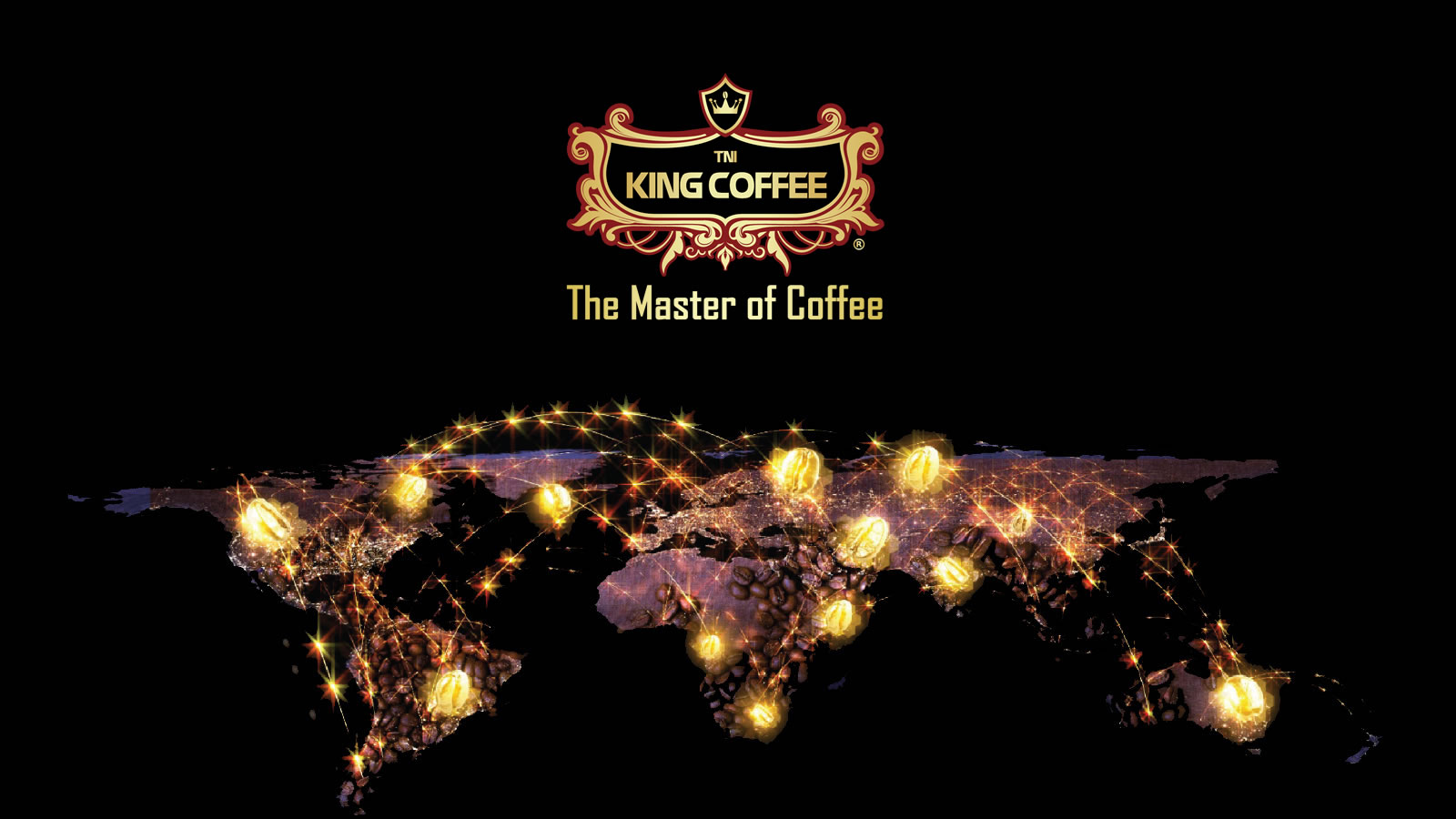 King Coffee World map